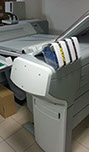 цветная печать чертежей с автоматической фальцовкой на инженерном комплексе OCE ColorWave 650 (6R) + Es-Te 4310